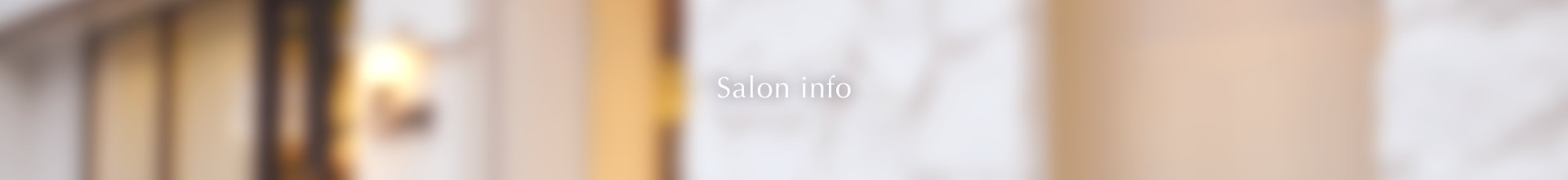 Salon info